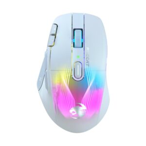Souris optique sans fil gaming Kone XP Air - Blanc RVB Souris optique sans fil gaming Kone XP Air - Blanc RVB