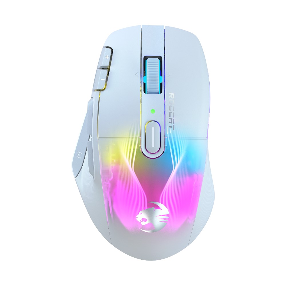 Souris optique sans fil gaming Kone XP Air - Blanc RVB Souris optique sans fil gaming Kone XP Air - Blanc RVB