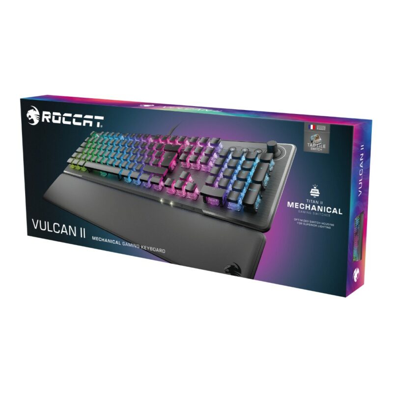 Clavier gaming filaire mécanique Vulcan II Max - Noir RVB