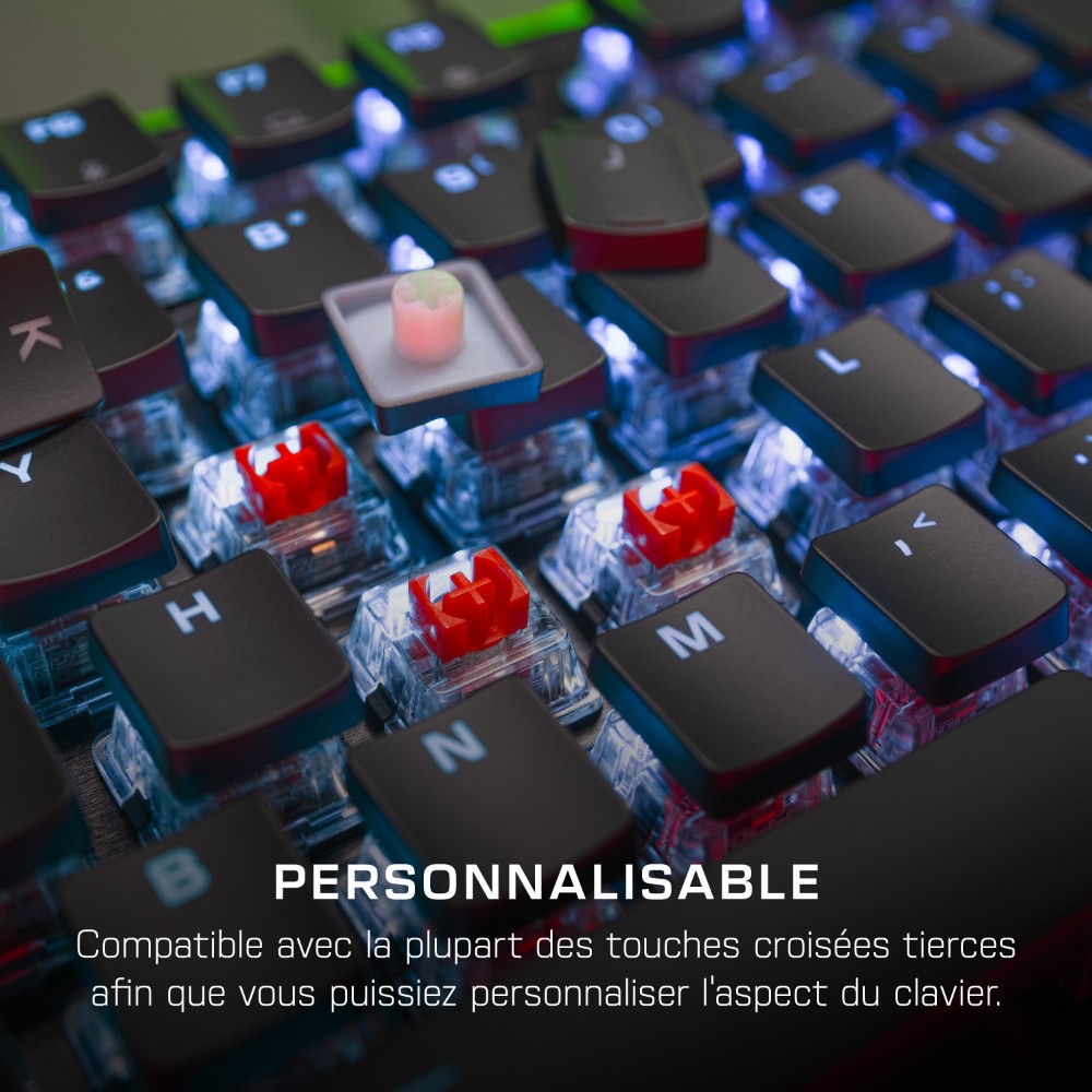 Clavier gaming Vulacn II Linear - Noir Clavier gaming Vulacn II Linear - Noir