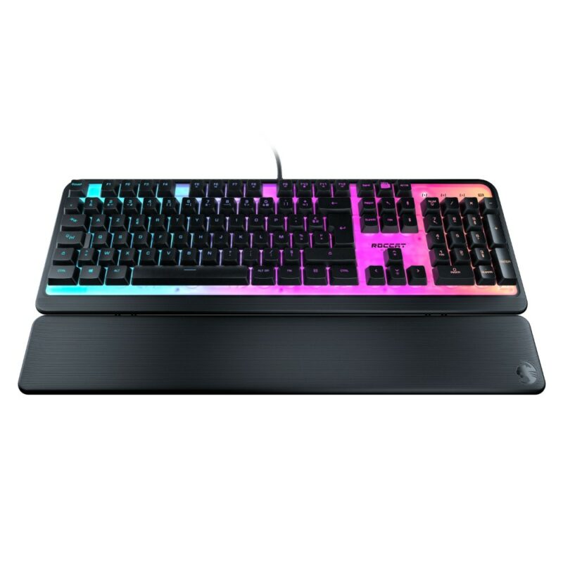 Clavier gaming Azerty filaire à membrane - Noir Magma RVG