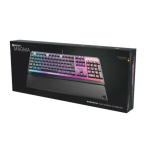 Clavier gaming Azerty filaire à membrane - Noir Magma RVG Clavier gaming Azerty filaire à membrane - Noir Magma RVG