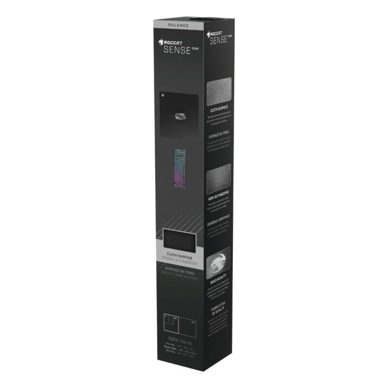 Tapis de souris gaming Sense Core SQ - Noir