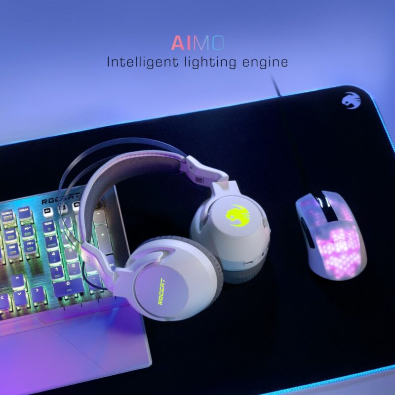Casque-micro gaming Surround sans fil Elo 7.1 Air - Blanc