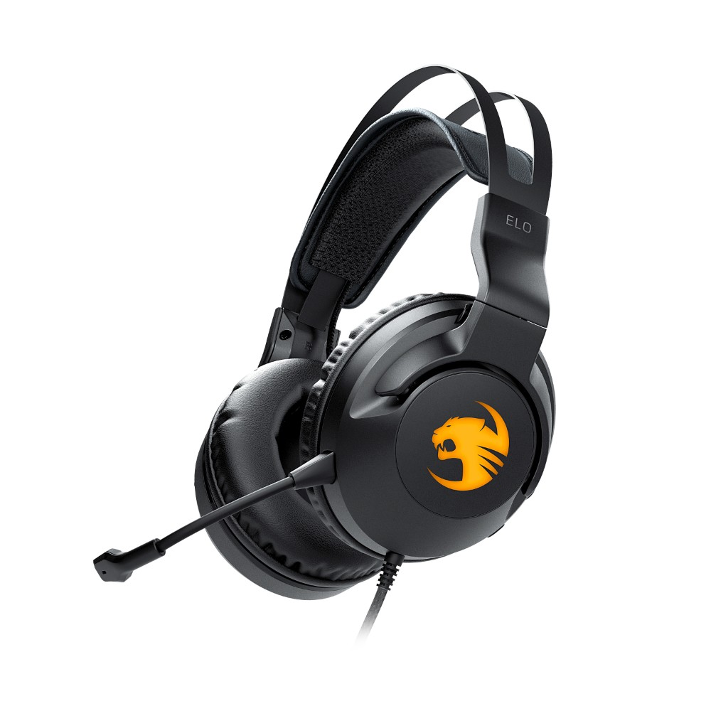Casque-micro gaming filaire USB Elo 7.1 - Noir Casque-micro gaming filaire USB Elo 7.1 - Noir