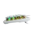 Vulcan II Mini Air White Linear red switch, FR Layout