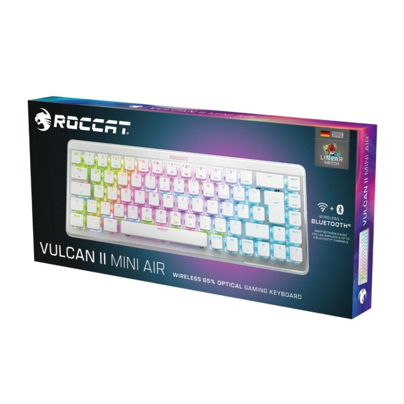 Vulcan II Mini Air White Linear red switch, FR Layout