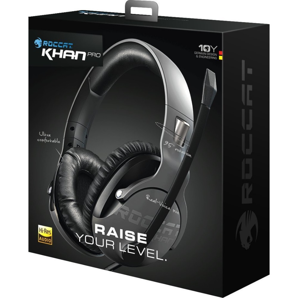 ROCCAT Khan Pro Casque Avec fil Arceau Jouer Gris ROCCAT Khan Pro Casque Avec fil Arceau Jouer Gris