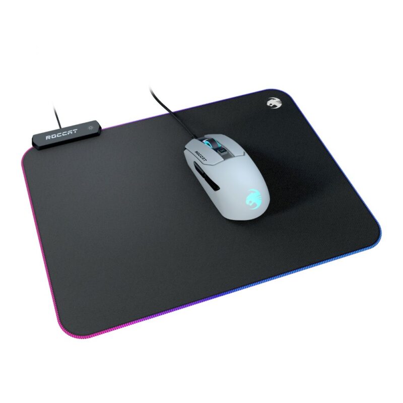 Tapis de souris gaming Sense AIMO - Noir RVB
