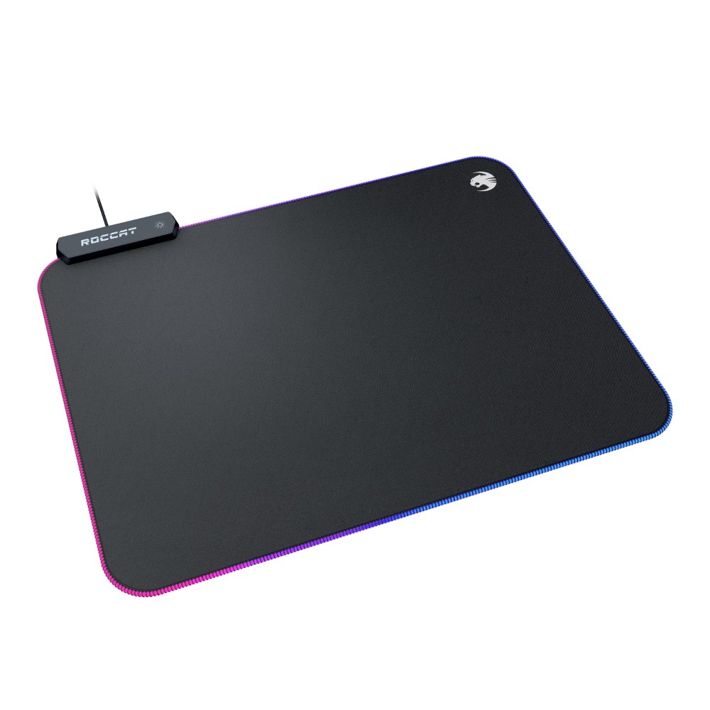 Tapis de souris gaming Sense AIMO - Noir RVB Tapis de souris gaming Sense AIMO - Noir RVB