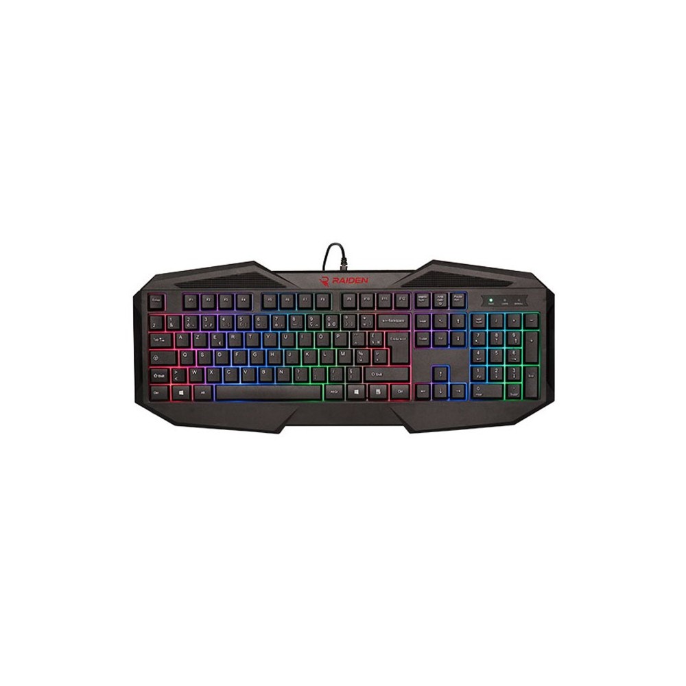 Pack gaming  5 en 1 (clavier + souris + tapis + casque + stand) RAIDEN Pro gamer Pack gaming  5 en 1 (clavier + souris + tapis + casque + stand) RAIDEN Pro gamer