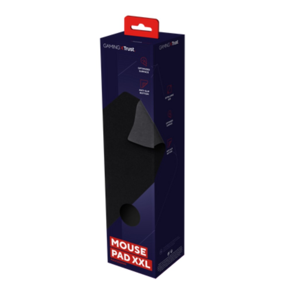 Tapis de souris gaming avec surface texturée GXT 758 - Taille XXL - Noir Tapis de souris gaming avec surface texturée GXT 758 - Taille XXL - Noir