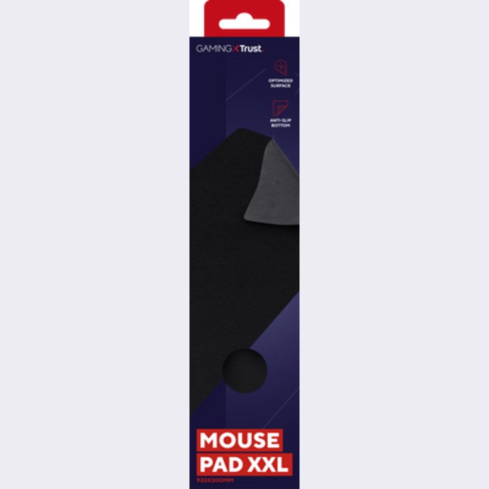 Tapis de souris gaming avec surface texturée GXT 758 - Taille XXL - Noir Tapis de souris gaming avec surface texturée GXT 758 - Taille XXL - Noir