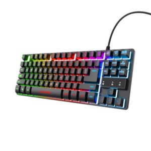 Clavier gaming avec rétroéclairage LED GXT 833 Thado - Noir Clavier gaming avec rétroéclairage LED GXT 833 Thado - Noir
