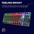 Clavier gaming avec rétroéclairage LED GXT 833 Thado - Noir