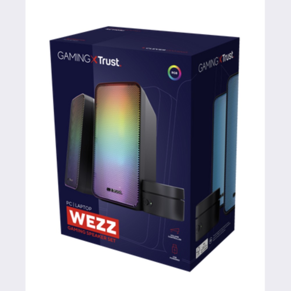 Enceintes filaires gaming GXT 611 Wezz pour PC - Noir Enceintes filaires gaming GXT 611 Wezz pour PC - Noir
