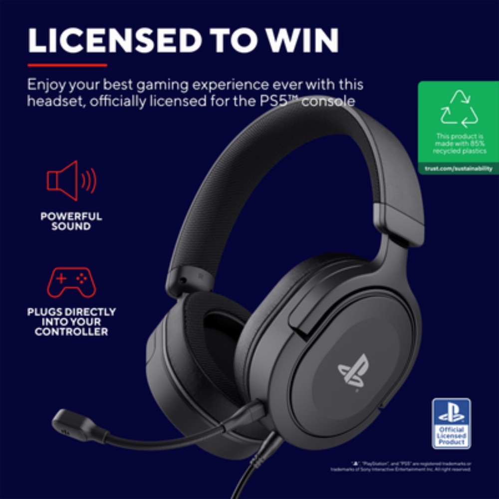 Casque gaming filaire GXT 498 Forta pour PS5 - Noir Casque gaming filaire GXT 498 Forta pour PS5 - Noir