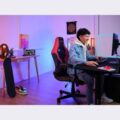 Siège gaming universel GXT 703R Riye - Noir & Rouge