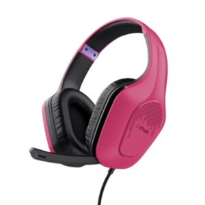 Micro-casque gaming filaire supra-auriculaire GXT 415P Zirox - Rose Micro-casque gaming filaire supra-auriculaire GXT 415P Zirox - Rose