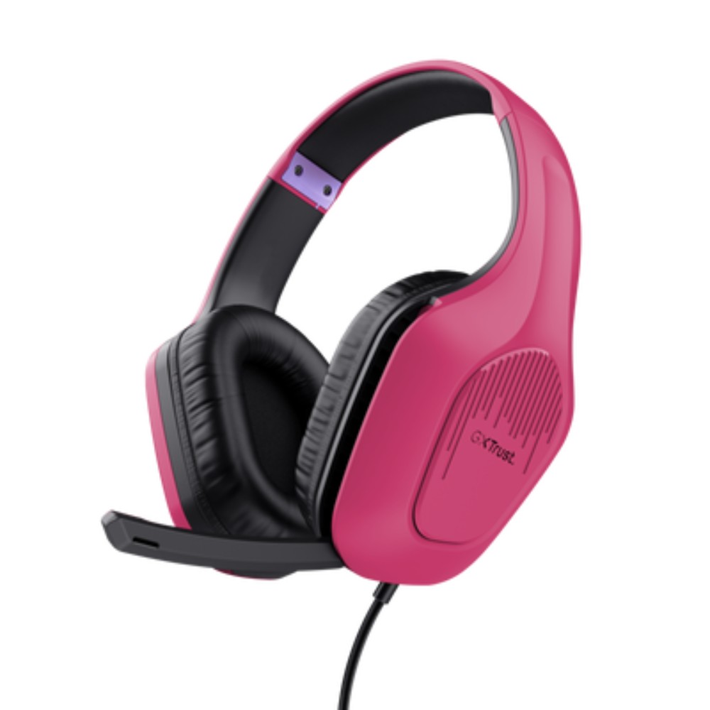 Micro-casque gaming filaire supra-auriculaire GXT 415P Zirox - Rose Micro-casque gaming filaire supra-auriculaire GXT 415P Zirox - Rose