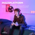 Micro-casque gaming filaire supra-auriculaire GXT 415P Zirox - Rose