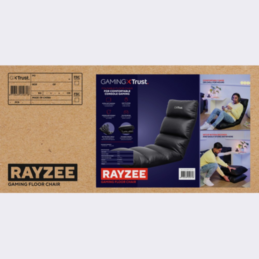 Trust GXT 718 RAYZEE Siège de jeu sur console Siège rembourré Noir Trust GXT 718 RAYZEE Siège de jeu sur console Siège rembourré Noir