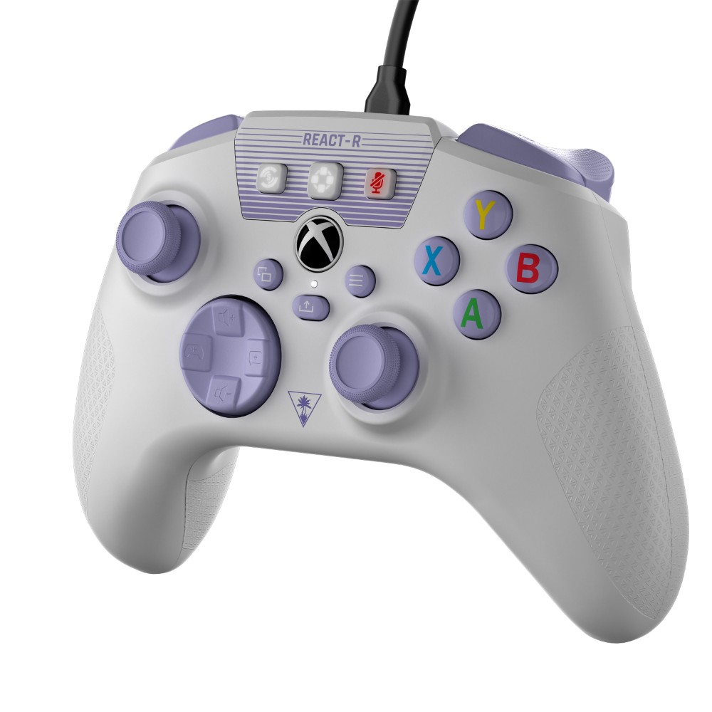 Manette de jeu filaire Recon-R pour PC & Xbox Series S / One - Blanc & Violet Manette de jeu filaire Recon-R pour PC & Xbox Series S / One - Blanc & Violet