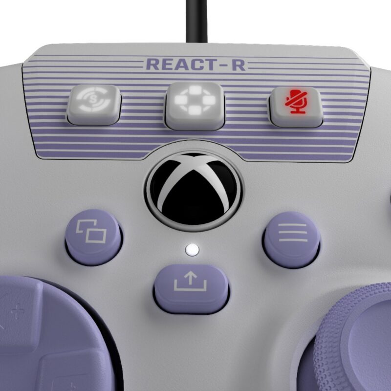 Manette de jeu filaire Recon-R pour PC & Xbox Series S / One - Blanc & Violet