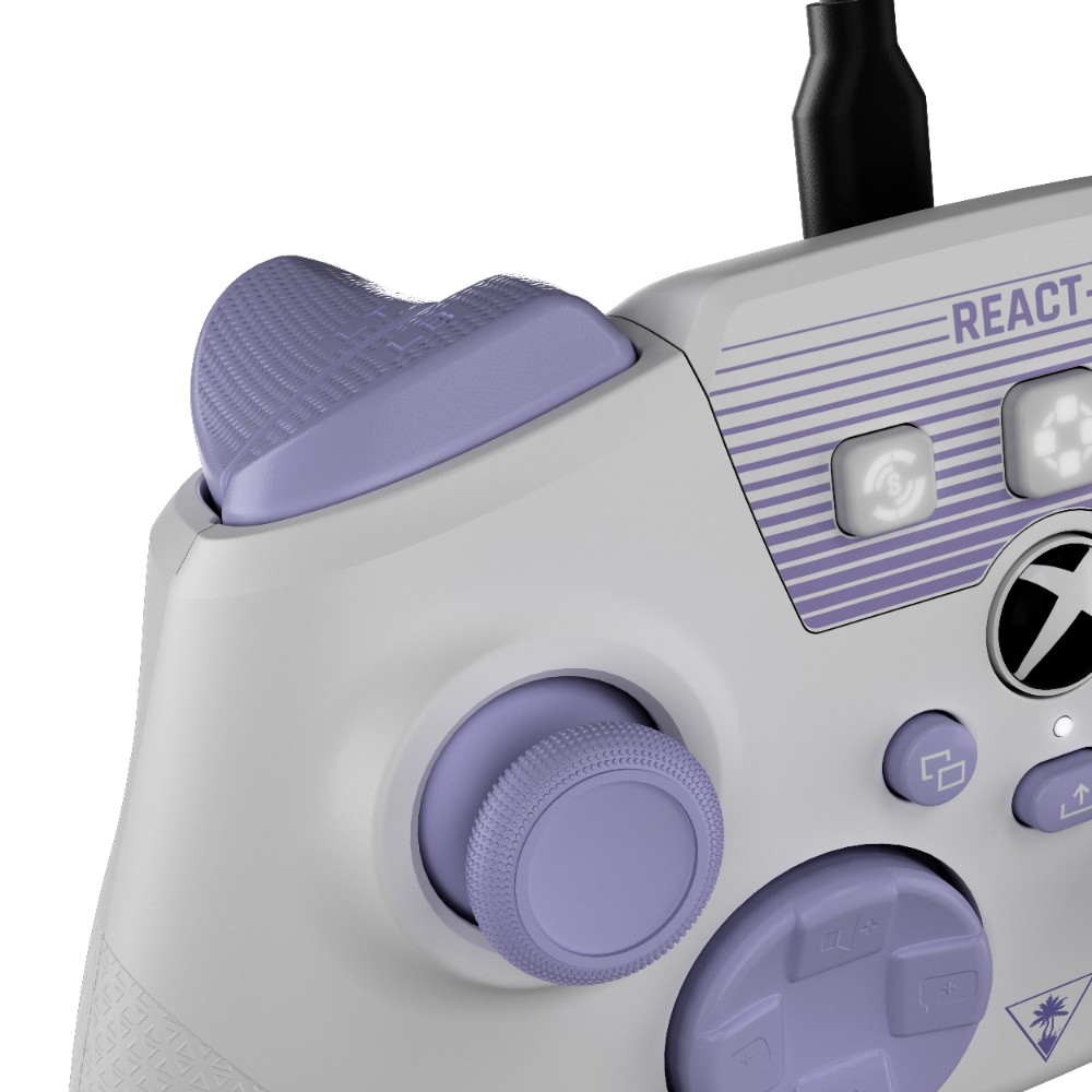 Manette de jeu filaire Recon-R pour PC & Xbox Series S / One - Blanc & Violet Manette de jeu filaire Recon-R pour PC & Xbox Series S / One - Blanc & Violet