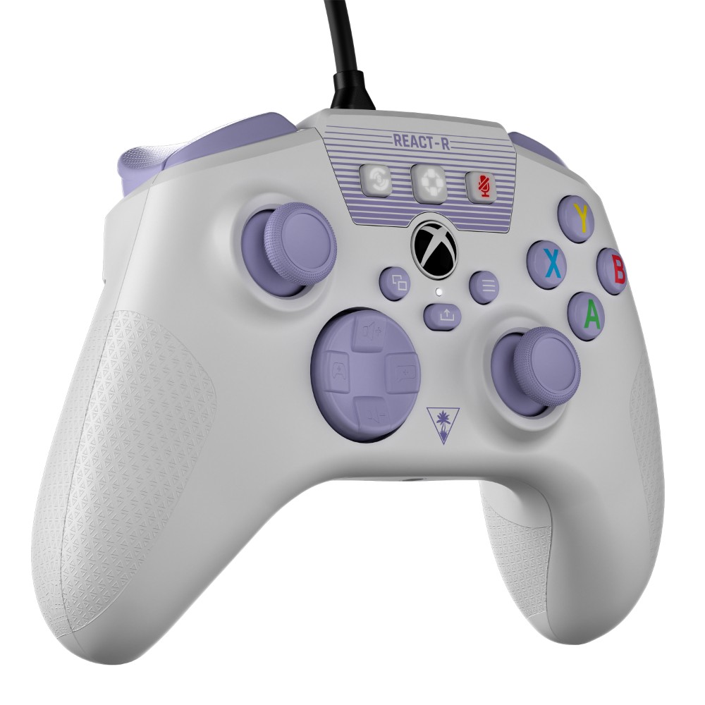 Manette de jeu filaire Recon-R pour PC & Xbox Series S / One - Blanc & Violet Manette de jeu filaire Recon-R pour PC & Xbox Series S / One - Blanc & Violet
