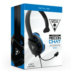 Casque gaming Recon Chat pour PS4 - Noir & Bleu Casque gaming Recon Chat pour PS4 - Noir & Bleu