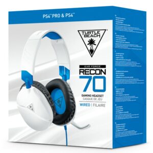 Casque-micro gaming filaire Recon 70P pour PS4 & PS5 - Blanc Casque-micro gaming filaire Recon 70P pour PS4 & PS5 - Blanc