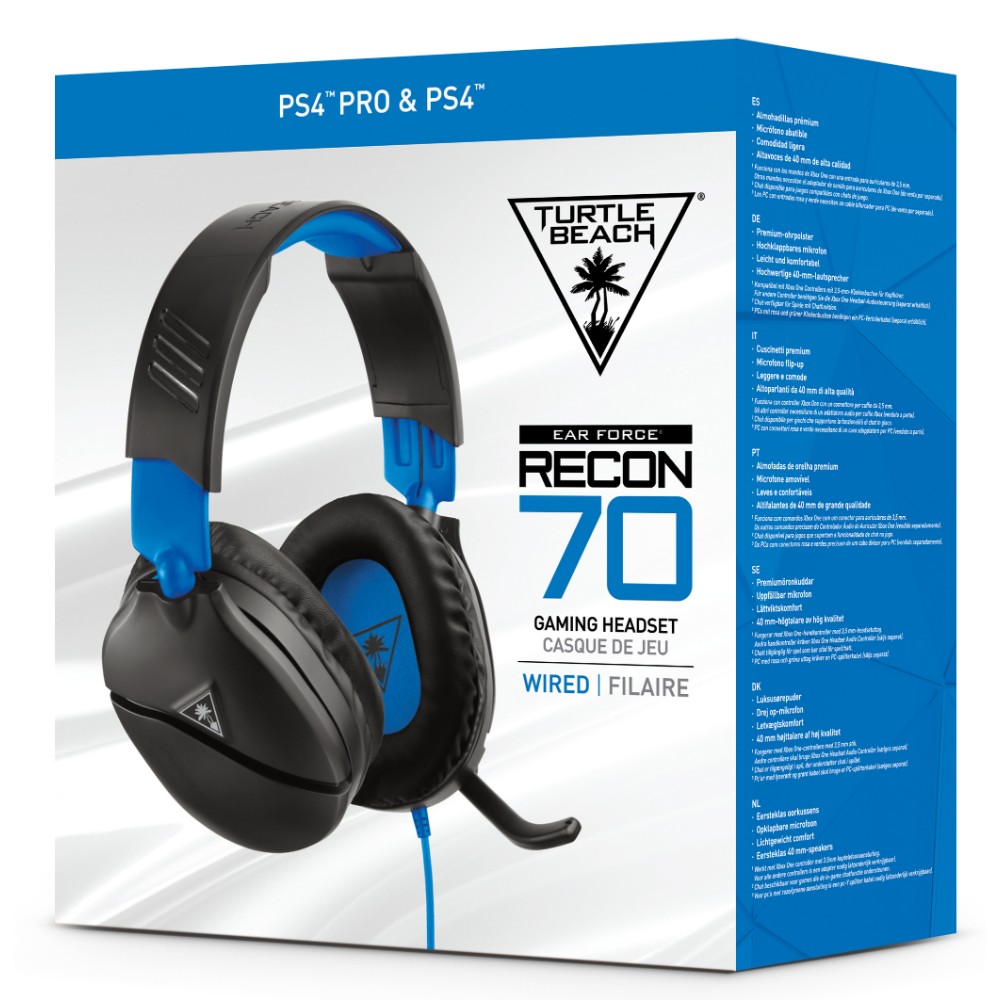 Casque gaming Recon 70P pour PS4 - Noir Casque gaming Recon 70P pour PS4 - Noir