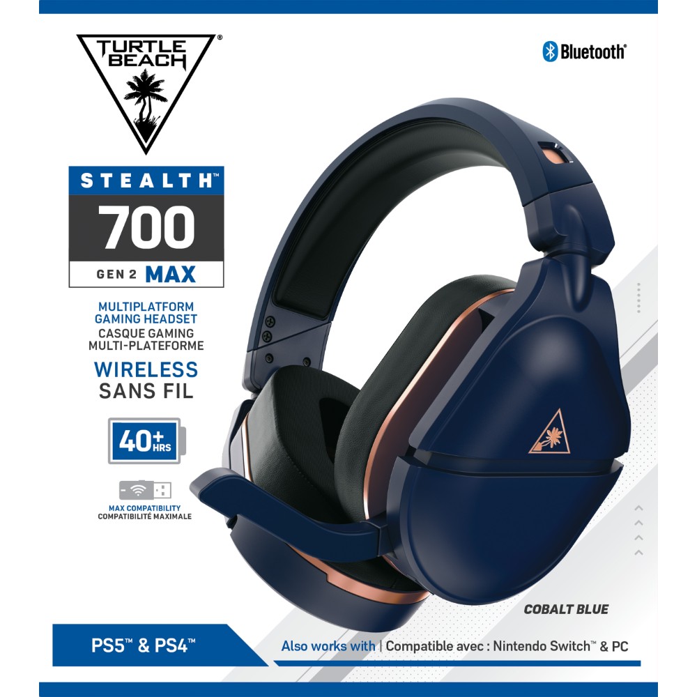 Casque gaming sans fil Stealth 700P Max Gen 2 pour PS4 & PS5 - Cobalt Casque gaming sans fil Stealth 700P Max Gen 2 pour PS4 & PS5 - Cobalt