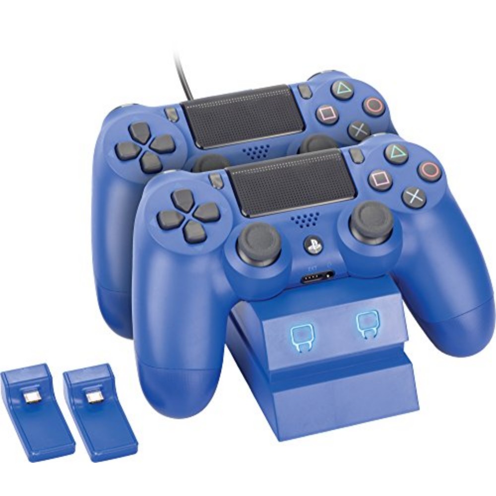 TWIN DOCKING STATION BLUE PS4 TWIN DOCKING STATION BLUE PS4