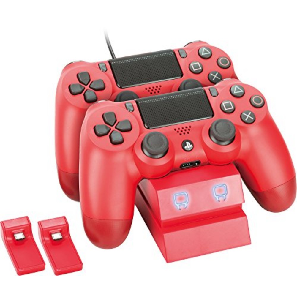 TWIN DOCKING STATION RED PS4 TWIN DOCKING STATION RED PS4
