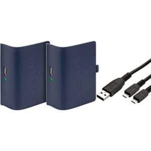 Pack Double-batterie rechargeable Xbox One - Bleu Pack Double-batterie rechargeable Xbox One - Bleu