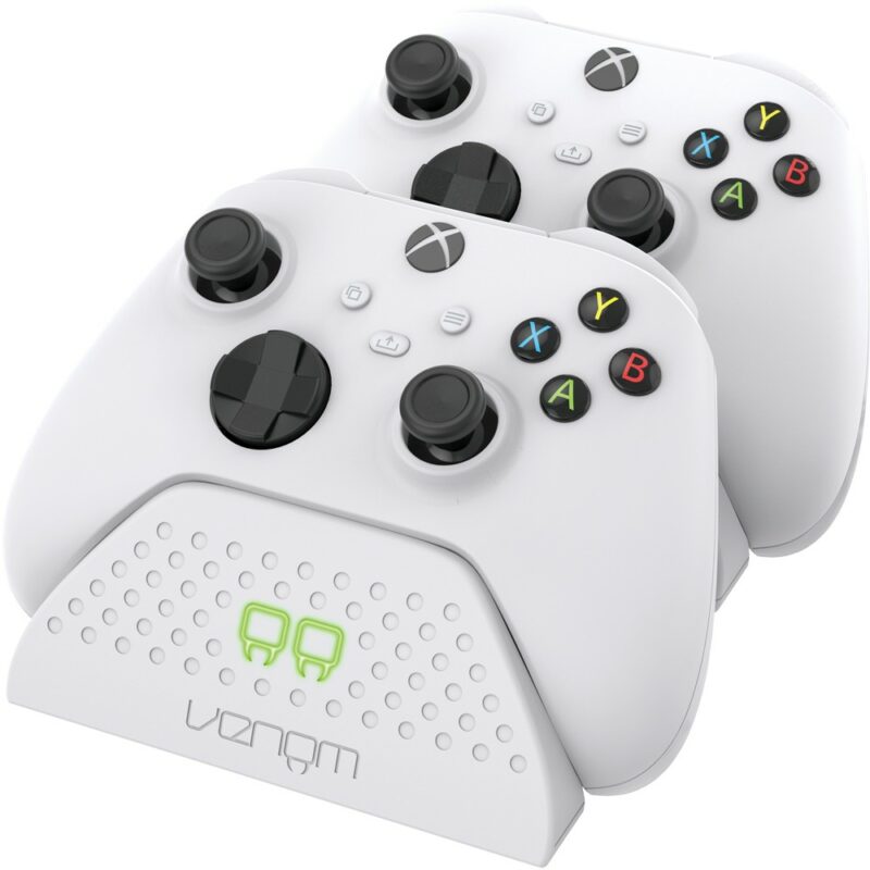 TWIN DOCKING STATION -WHITE