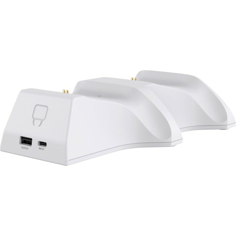 TWIN DOCKING STATION -WHITE
