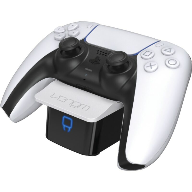 Station de recharge Dual Sense VS 5000 pour manette de jeu PS5 - Blanc