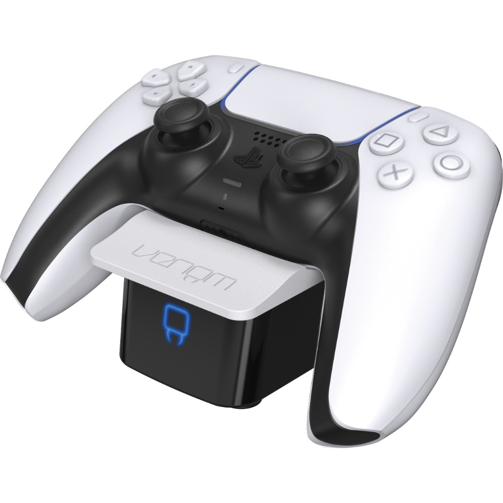 Station de recharge Dual Sense VS 5000 pour manette de jeu PS5 - Blanc Station de recharge Dual Sense VS 5000 pour manette de jeu PS5 - Blanc