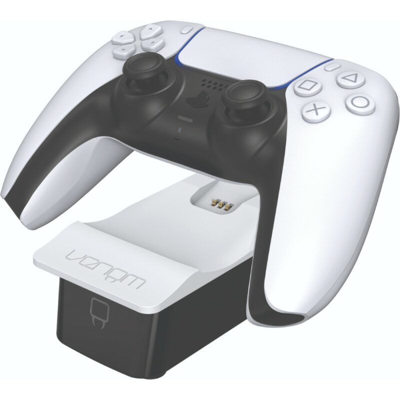 Station de recharge Dual Sense VS 5000 pour manette de jeu PS5 - Blanc