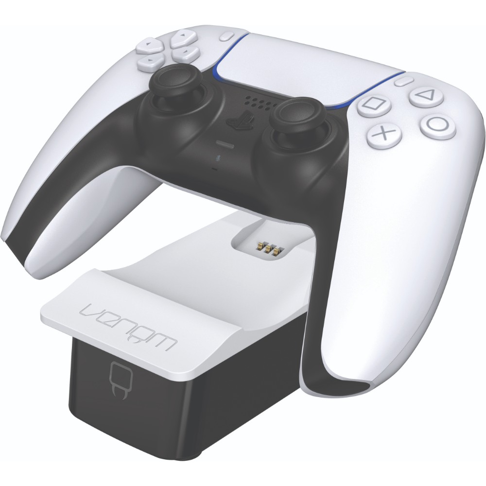 Station de recharge Dual Sense VS 5000 pour manette de jeu PS5 - Blanc Station de recharge Dual Sense VS 5000 pour manette de jeu PS5 - Blanc