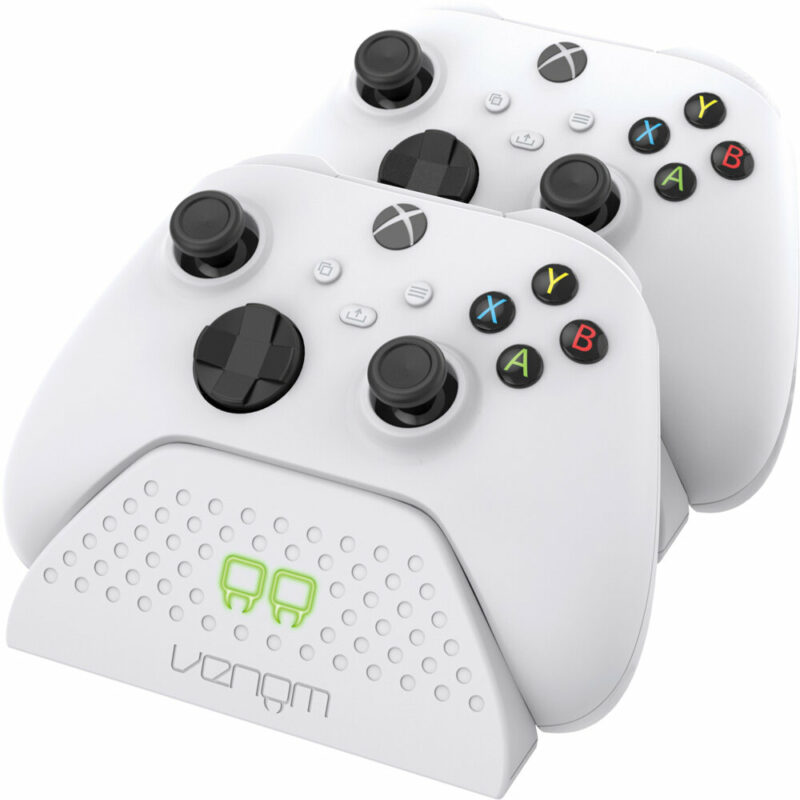 TWIN DOCKING STATION -WHITE