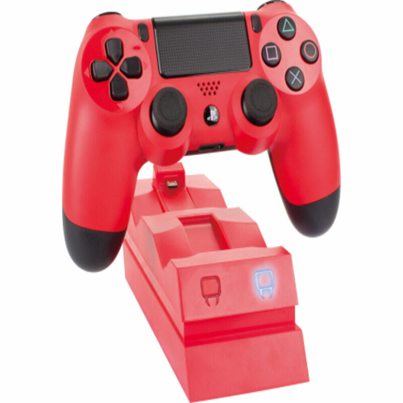 TWIN DOCKING STATION RED PS4