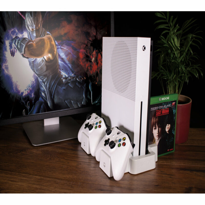VERTICLE CHARGING STAND WHITE CHARGEUR XBOX ONE
