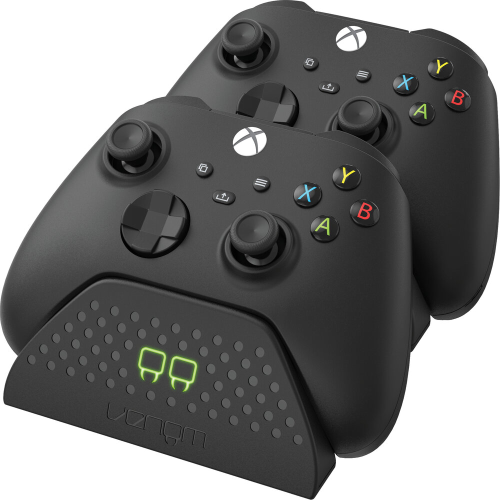 Station de recharge double pour manettes de jeu Xbox Series X - Noir Station de recharge double pour manettes de jeu Xbox Series X - Noir