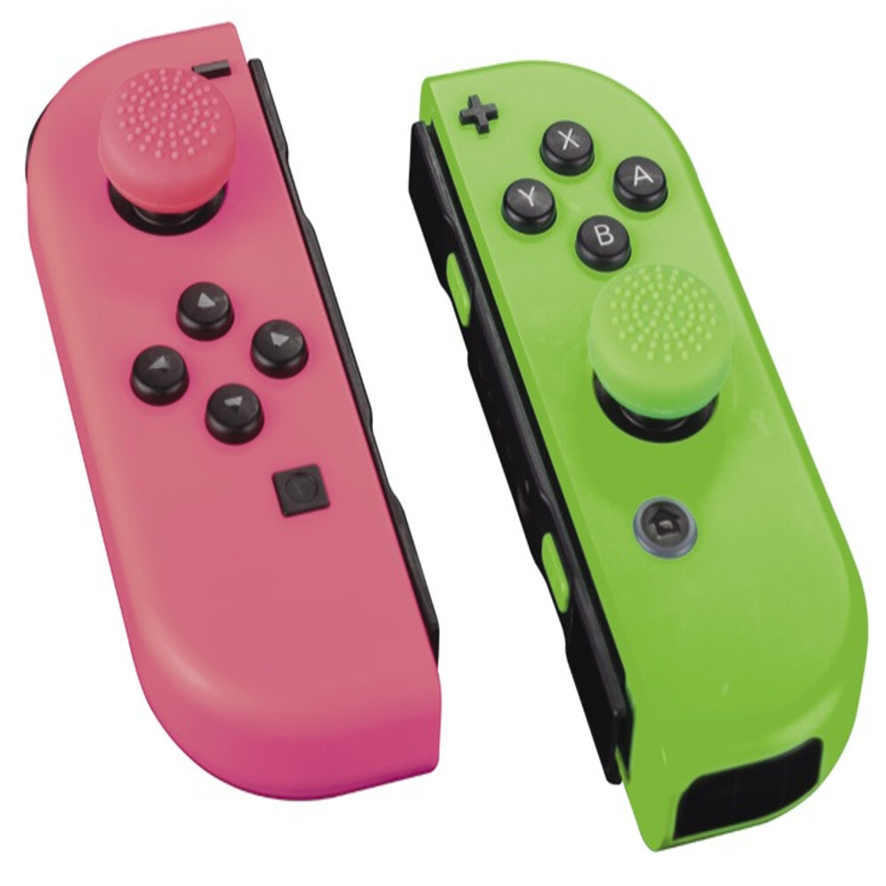 THUMB GRIPS PINK GREEN SWITCH THUMB GRIPS PINK GREEN SWITCH